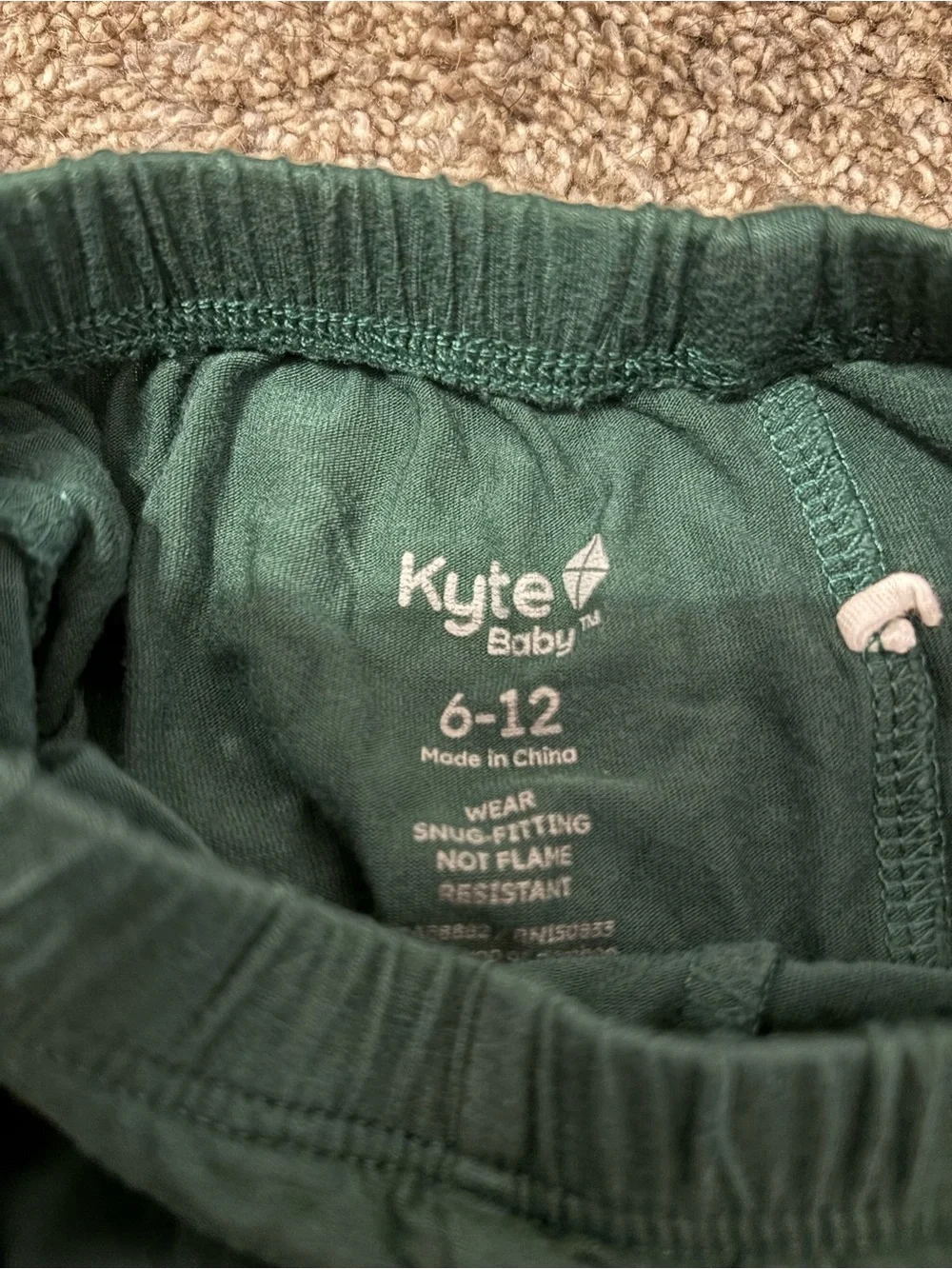 Kyte BABY Green Ribbed & Bamboo Joggers Bundle